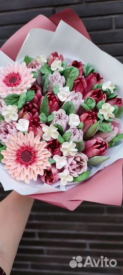 Тюльпаны из зефира Москва Балашиха