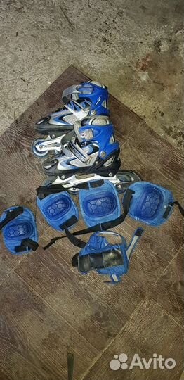 Роликовые коньки детские раздвижные