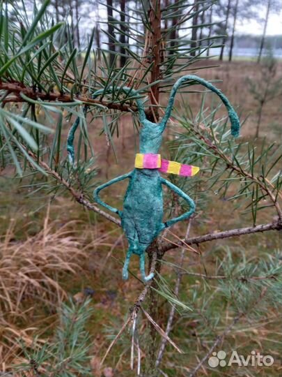 Ватная игрушка насекомое:)