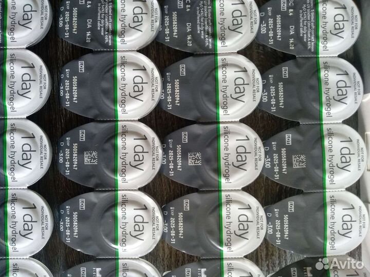 Линзы контактные однодневные