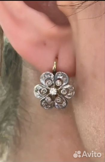 Серьги с бриллиантами
