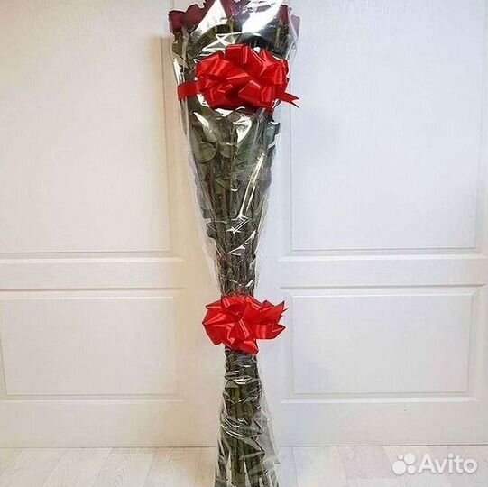 Высокие метровые розы Букеты Доставка