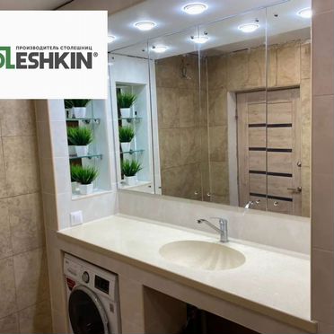Столешница из искусственного камня для ванной GST
