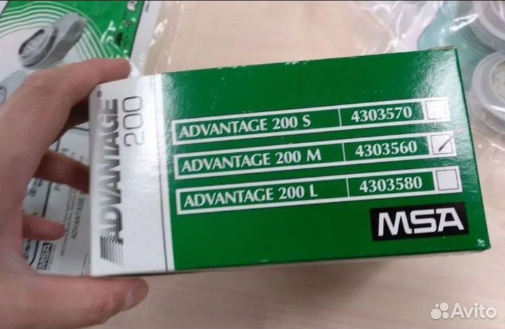 Полумаски респираторы MSA Advantage, фильтра