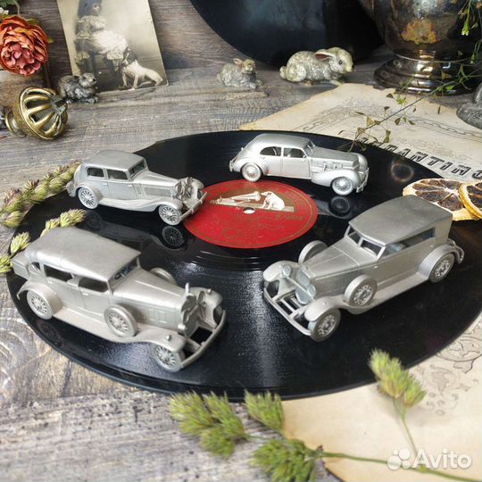 Антиквариат из Европы. Модели автомобилей, олово