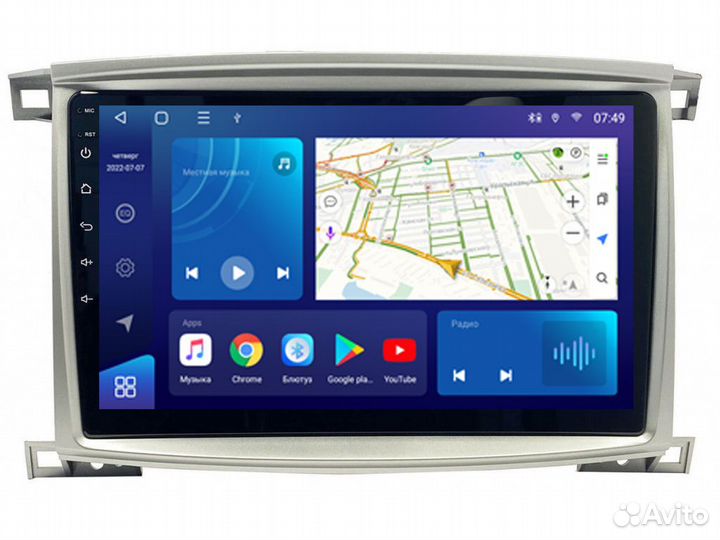 Магнитола Mstar TS101077A для Toyota LC100