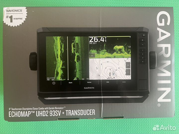 Эхолот Garmin Echomap UHD2 93sv + Bluechart G3