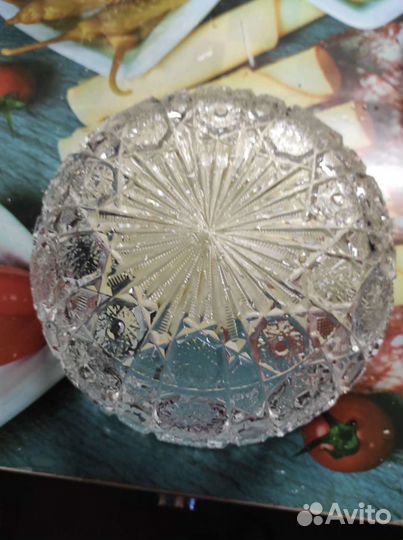 Ваза хрустальная для фруктов