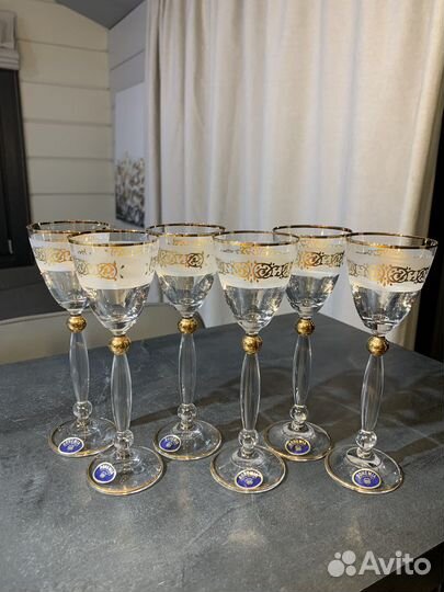 Рюмки Bohemia (для ликёра) 6шт Чехия