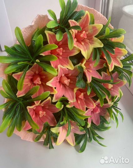 Букет цветов из мыла