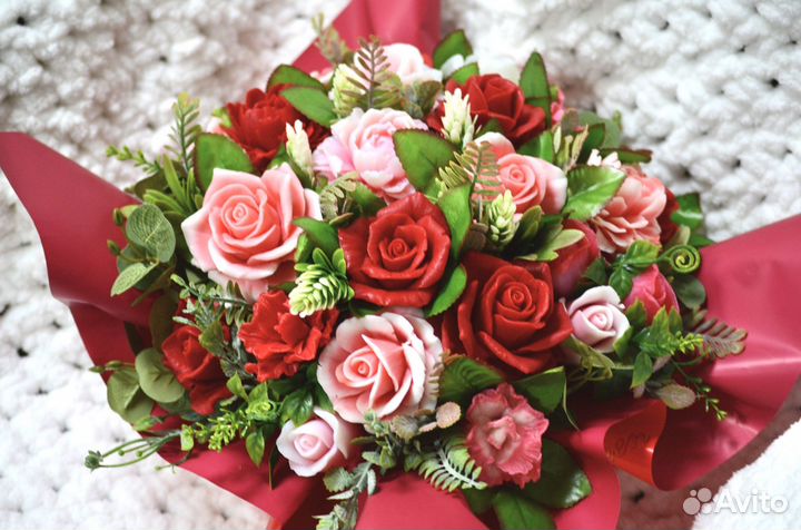 Букет из мыла