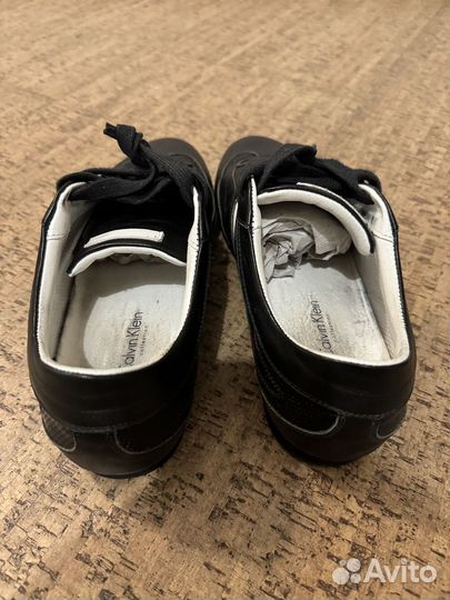 Кожаные кеды Calvin Klein 40 размер