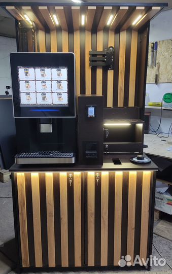 Кофейня самообслуживания. Кофе поинт стойка