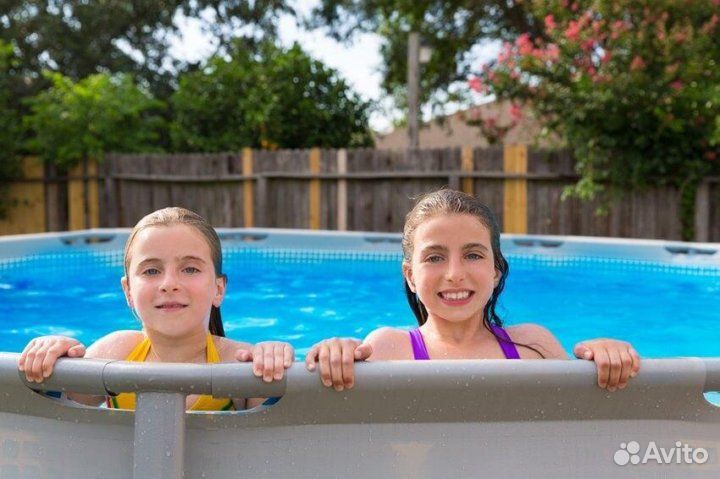 Каркасный бассейн круглый сборный Intex Original U