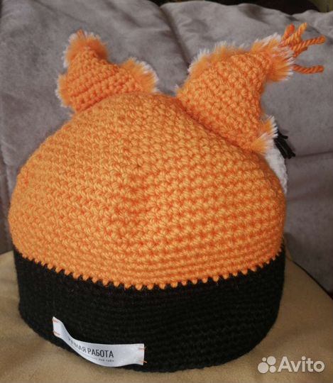 Шапочка лисы. Ручная работа