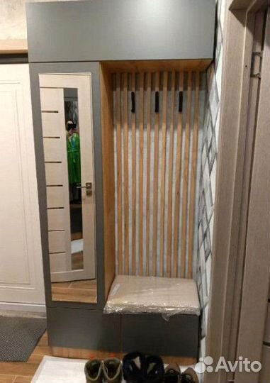 Прихожая графит 100 см в наличии