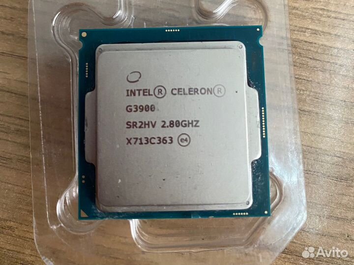 Процессор intel celeron g3900