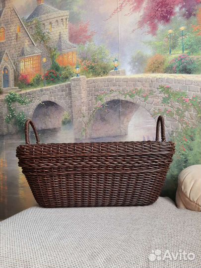 Кашпо из ротанга