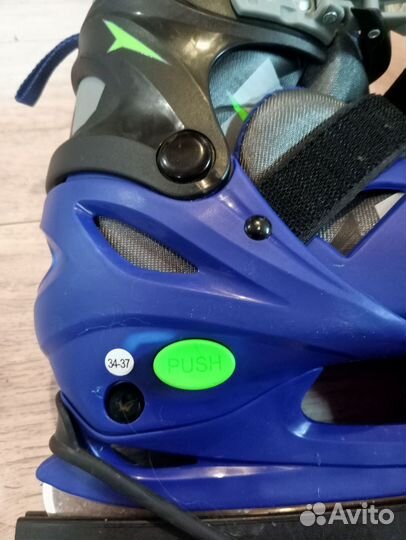 Коньки детские раздвижные 34 37