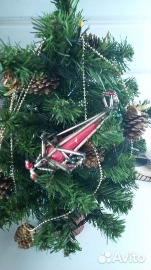 Елочные игрушки СССР стеклярус