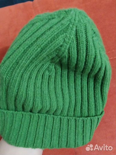Шапка зелёная