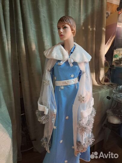 Костюм Снегурочки взрослый