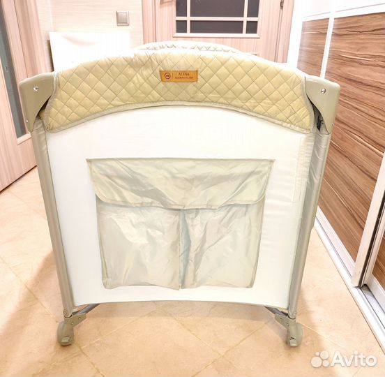 Манеж кровать детский складной happy baby