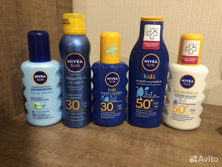 Солнцезащитные средсва Nivea