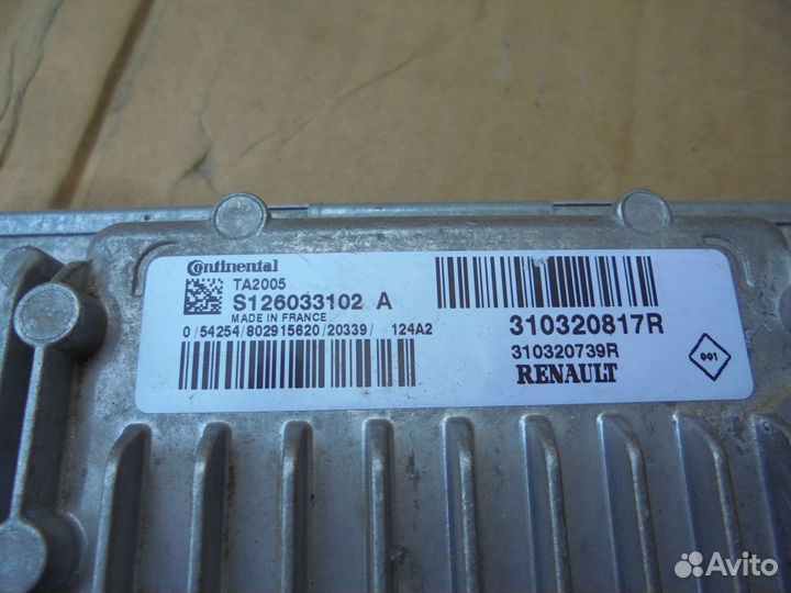 Блок управления автоматической кпп Nissan Renault