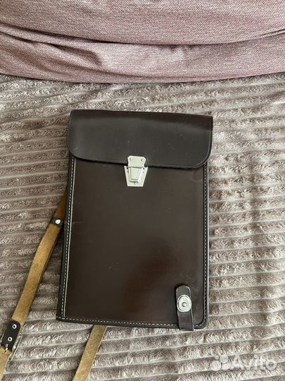 Кожаная офицерская сумка