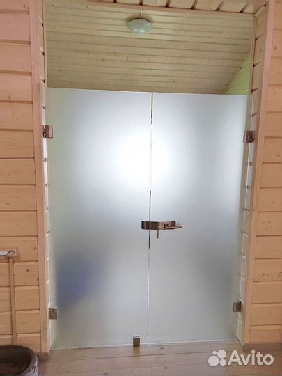 Дверь стеклянная межкомнатная