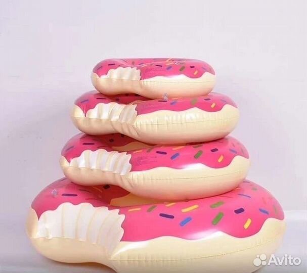 Надувной круг пончик