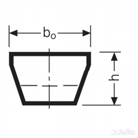 Ремень XPB 2410 muscle-XR4 Pix