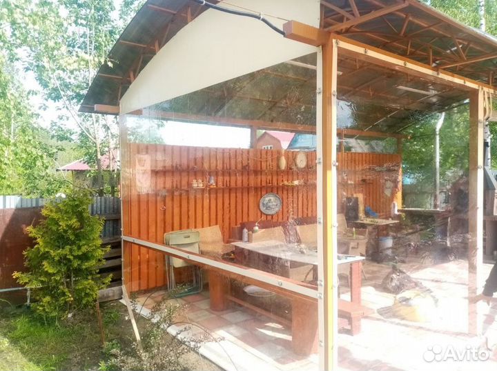 Мягкие окна для беседки