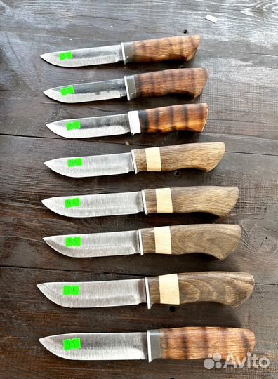 Ножи шкуросьёмные 110х18мшд нерж дуб