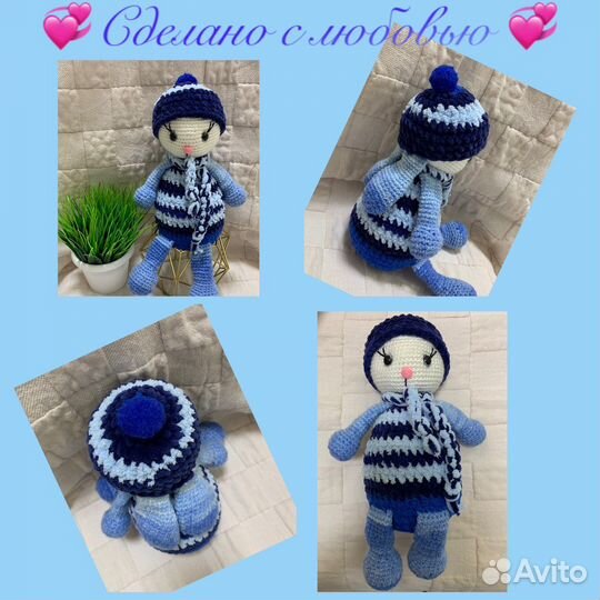 Мягкая игрушка Зайка ручной работы