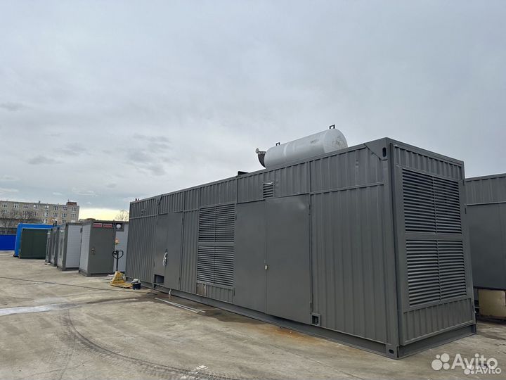 Дизельный генератор 600кВт в кожухе электростанция