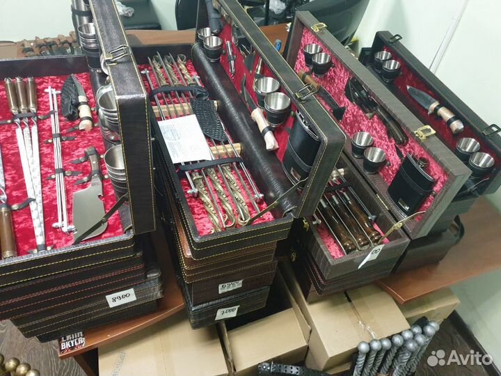 Подарочные наборы шампуров на день рождение, Юбиле