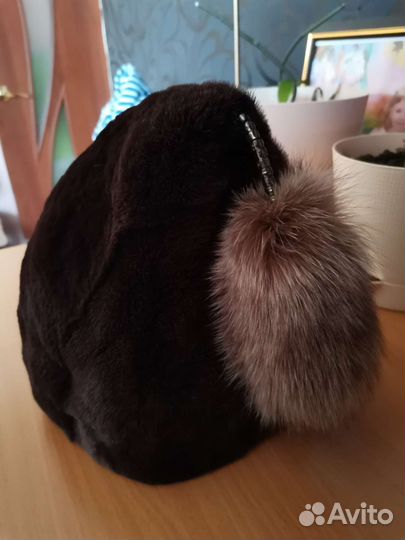 Шапка норковая женская