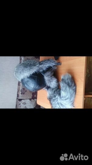 Шапка женская Малахай с хвостом