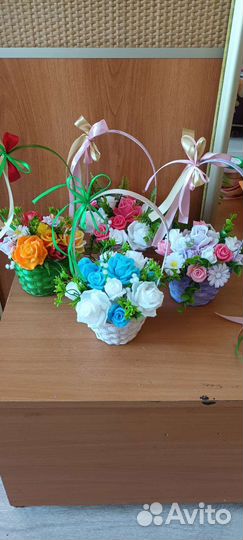 Букет цветов из мыла