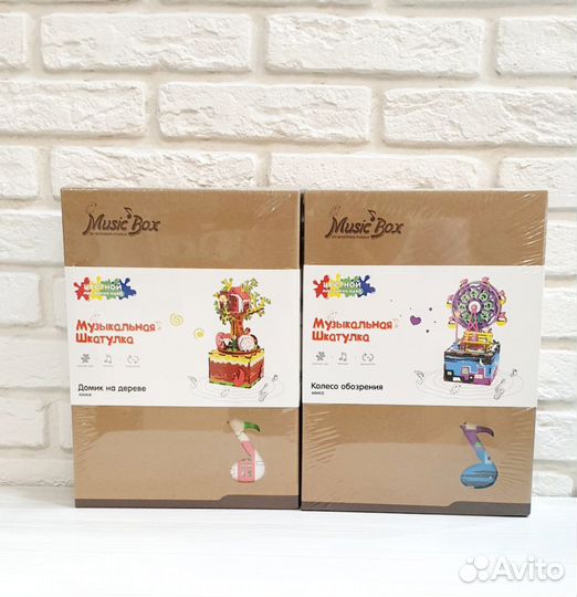 Музыкальная шкатулка конструктор Дом на дереве