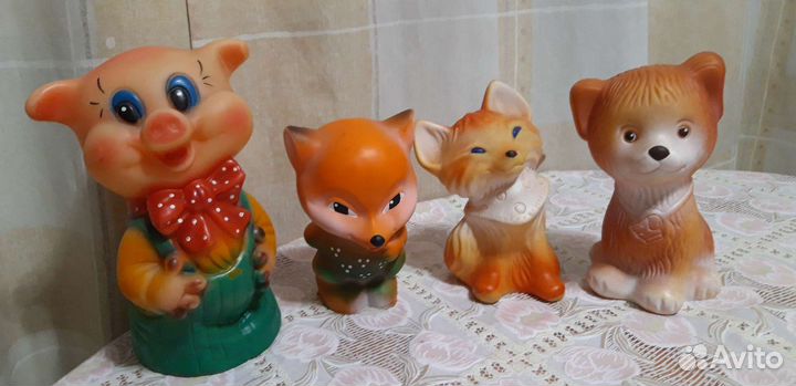 Резиновые игрушки СССР