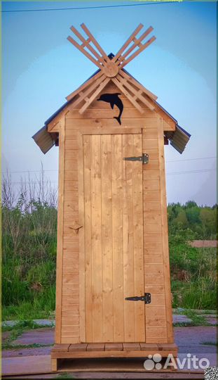 Уличный туалет с установкой