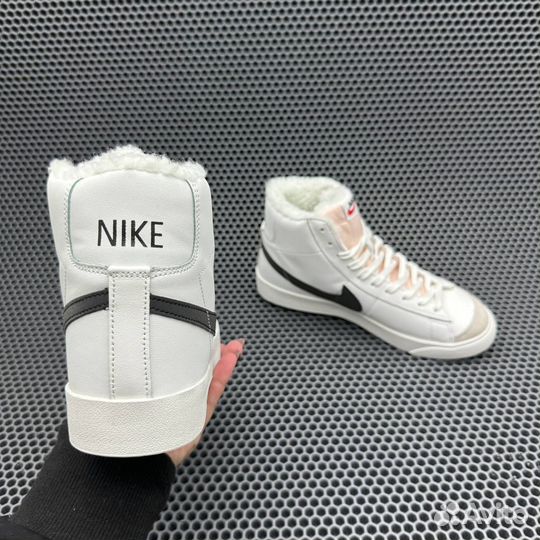 Кроссовки Nike Blazer Mid С мехом зима