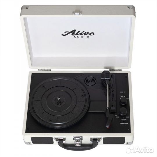 Виниловый проигрыватель alive audio glam milk