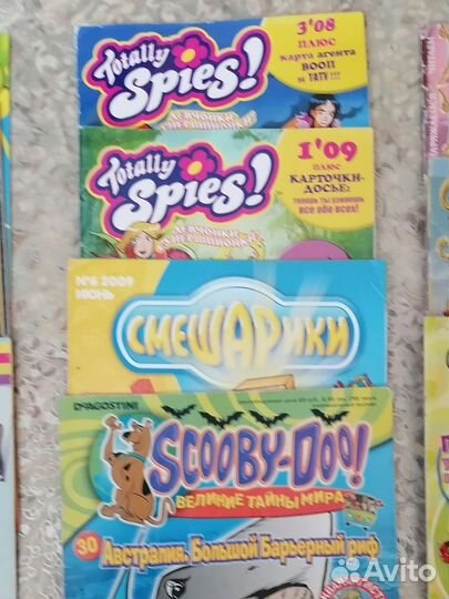 Журналы разные для девочек разных лет