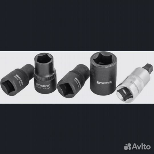 Набор торцевых пятигранных головок