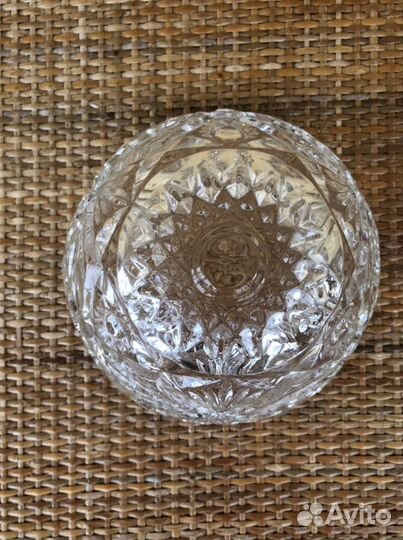Хрустальная ваза Чехословакия