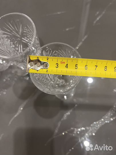 Набор фужеров хрустальных СССР для шампанского